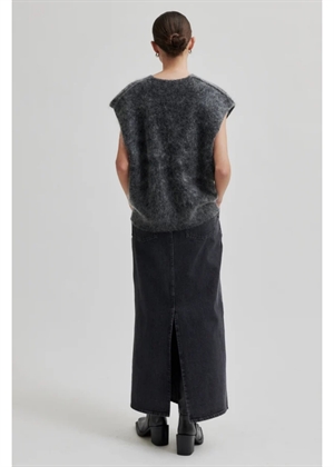 Camryn knit vest Volcanic Ash Second Female 
